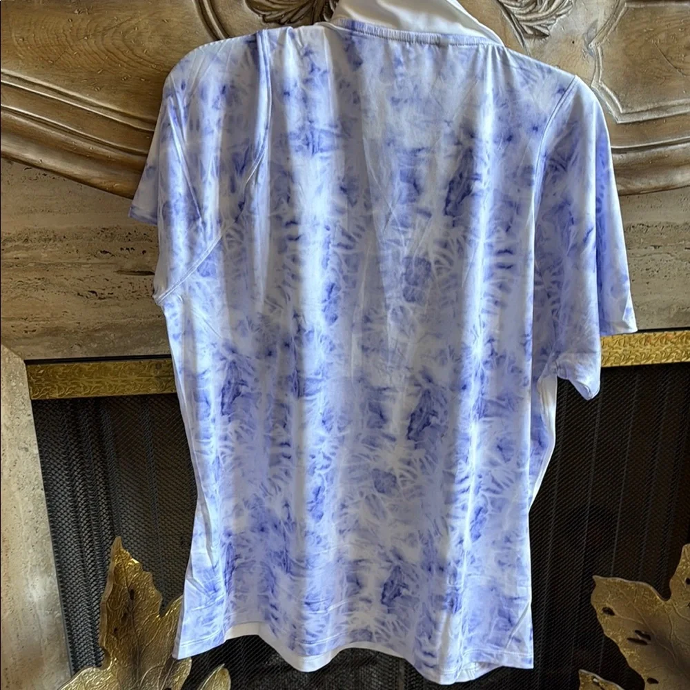 White and Purple Polo Shirt - Picture 12 of 16